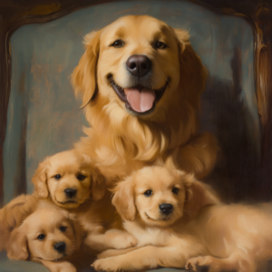 Golden Retriever WITH PUPPIES information